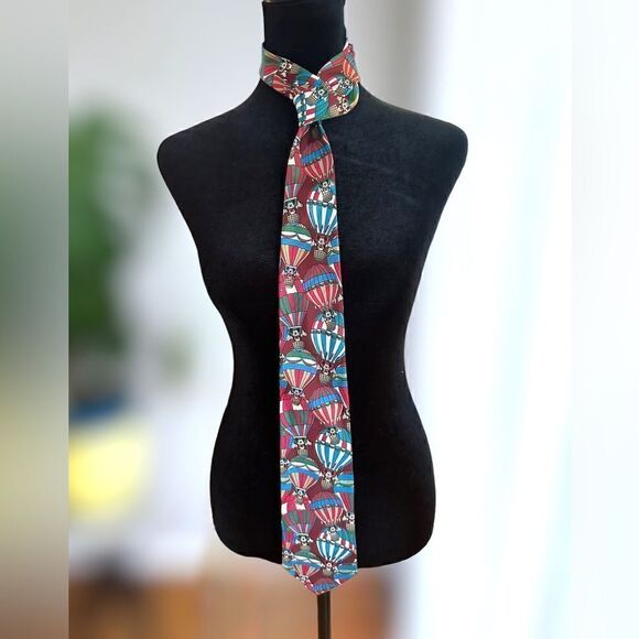 Mickey Mouse Disney Silk Tie 3.5” W 51” L - Picture 6 of 12